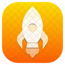 Rocket Launch Spaceship Icon