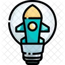 Light Bulbs Startup Idea Idea Icon
