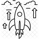 Startup Launch Rocket Icon