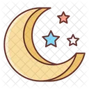 Stary Night Child Toy Moon Icon