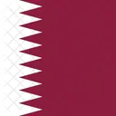 State Of Qatar Flag Country Icon