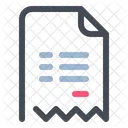 Receipt Bill Payment Icon