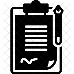 Statements Icon - Download in Glyph Style