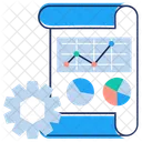 Statical Management Statistic Report Finance Report Icon