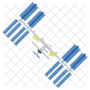 Station Spatiale Plate Forme Spatiale Laboratoire Spatial Icône