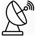Station Spatiale Antenne Parabolique Astronomie Icône