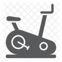 Stationar Fahrrad Ausrustung Symbol