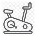 Stationar Fahrrad Ausrustung Symbol