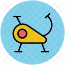 Stationar Fahrrad Ubung Symbol