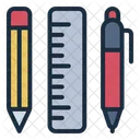 Stationary Office Workspace Icon