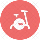 Stationary Bicycle Exercise Icon