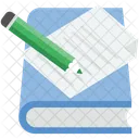Stationary Study Book Icon