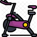 Stationary Bike Rowing Machine Exercise Cycle Icon