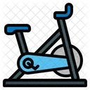 Stationary Bike Exercise Equipment Cycling Icon