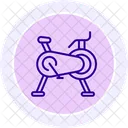 Stationary Bike Line Icon Icon