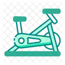 Stationary Bike Fitness Bike Gym Icon