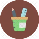 Stationary Box Box Cup Icon