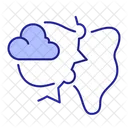 Stationary front  Icon