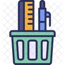 Stationary Paper Pen Icon