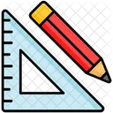 Stationery Pencil Triangle Icon
