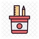 Stationery Stationery Cup Education Icon