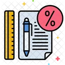 Stationery Discount Discount Discount Office Supplies Icon