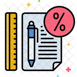 Stationery Discount  Icon