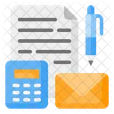 Stationery Office Material Pen Icon