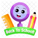 Stationery School Supplies Geometric Tools Icon