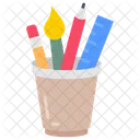 Stationery Writing Materials Office Supplies Icon