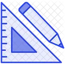 Stationery Pencil Triangle Icon
