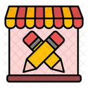 Shop Store Stationery Icon