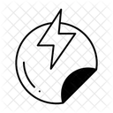 Statische Aufladung Waschesymbol Symbol