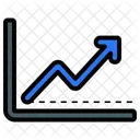Graph Statistics Analytics Icon