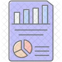 Statistical Analysis Lineal Color Icon Icon