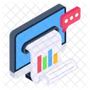Data Report Statistical Report Analytical Report Icon
