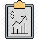 Statistical Report Analytics Business Report Icon