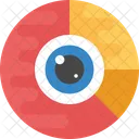 Statistical Vision Eyeball Icon
