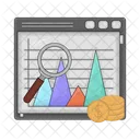 Statistics Graph Analytics Icon