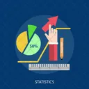 Statistics Ruler Storage Icon