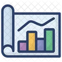 Business Graph Statistics Business Growth Icon