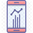 Statistics Mobile App Icon