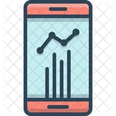 Statistics Mobile App Analytics Icon