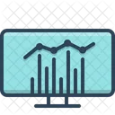 Statistics Analytics Seo Report Icon