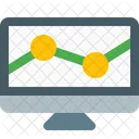 Statistics Analytic Monitor Icon