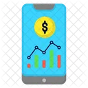 Smartphone Statistics Analytics Icon