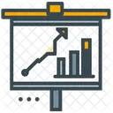 Statistics Presentation Board Icon