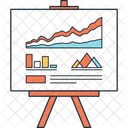Statistics Presentation Report Icon