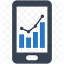 Mobile Phone Statistics Icon