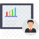 Business Graph Graph Analysis Icon